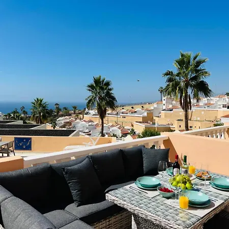Paulmarie With Sunny Terrace Ocean View Costa Adeje (Tenerife)